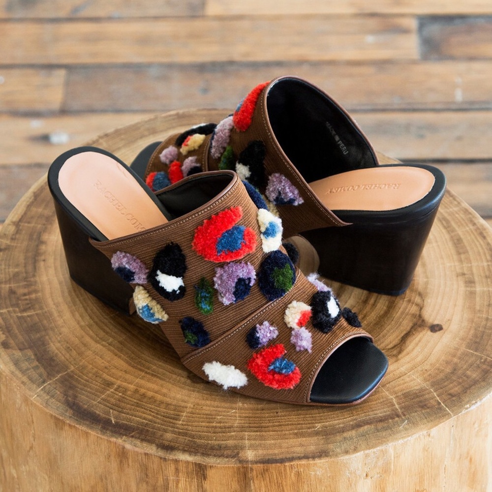 ✨SOLD ✨ RACHEL COMEY Leopard Dahl Heel Mule Sz 9.5